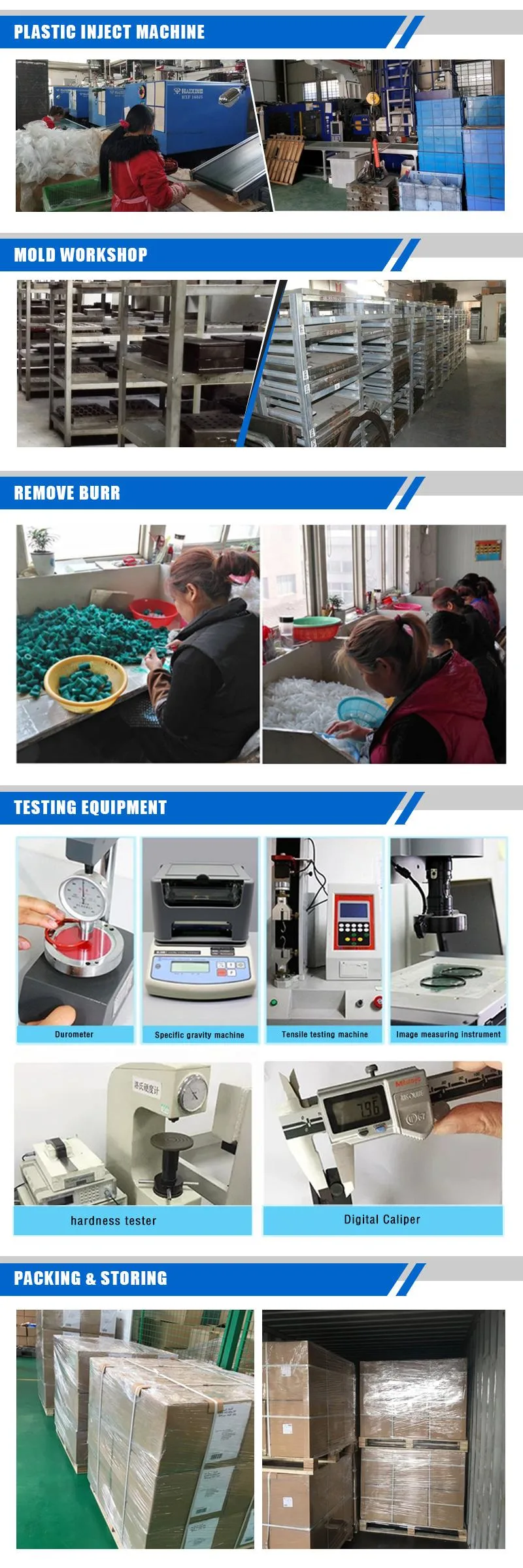 China Factory Custom Rubber Molding Parts Focus on Rubber Products Design and Manufacture for 25years