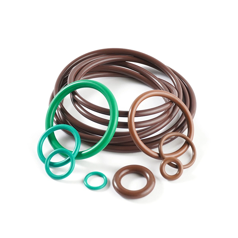 Different Size O Ring Abrasion Resistant O Rings PTFE NBR FKM Silicone PU HNBR Black Green Brown White Red O Ring Seals