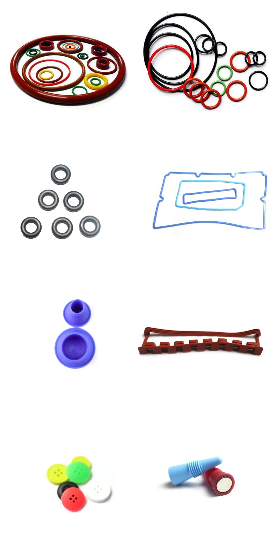 Dustproof Round/Tapered Rubber Grommet Plug Protective Silicone Stopper/Cap, Damper, Gasket for Sealing