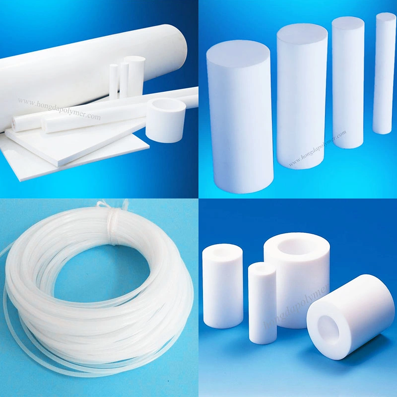 Transparent White PTFE in Rods