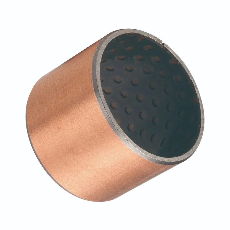 Copper Plated Oilless Bronze Bushing with Peek