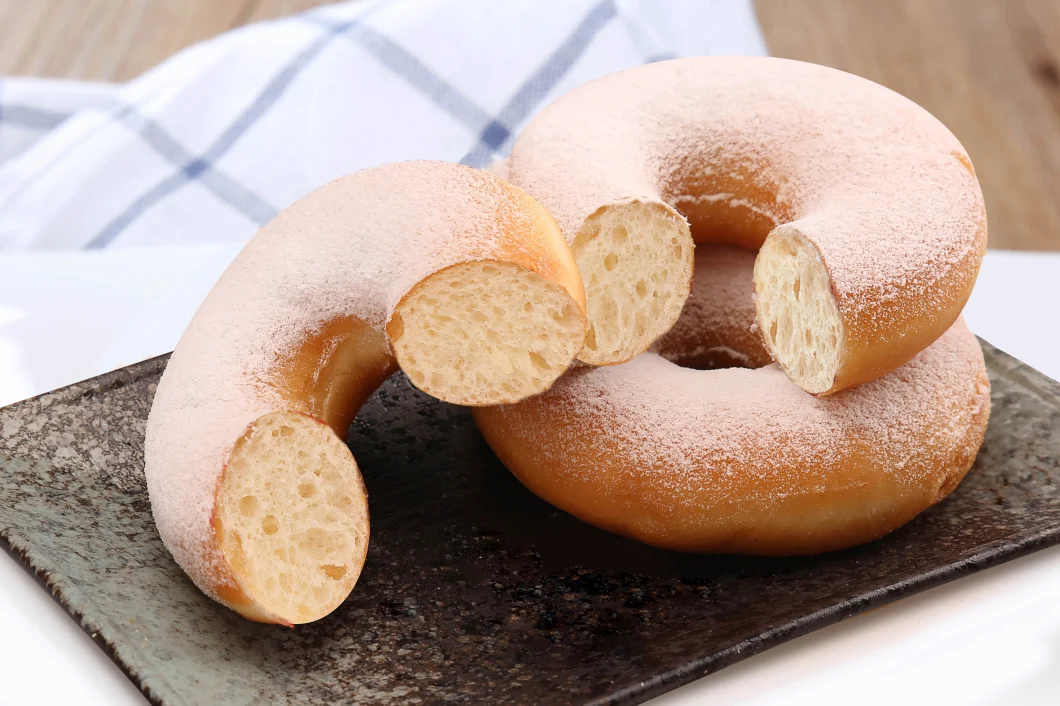 Frozen Sweet Snake Baked Dount Bakery Ring Doughnut Semi-Finished Product